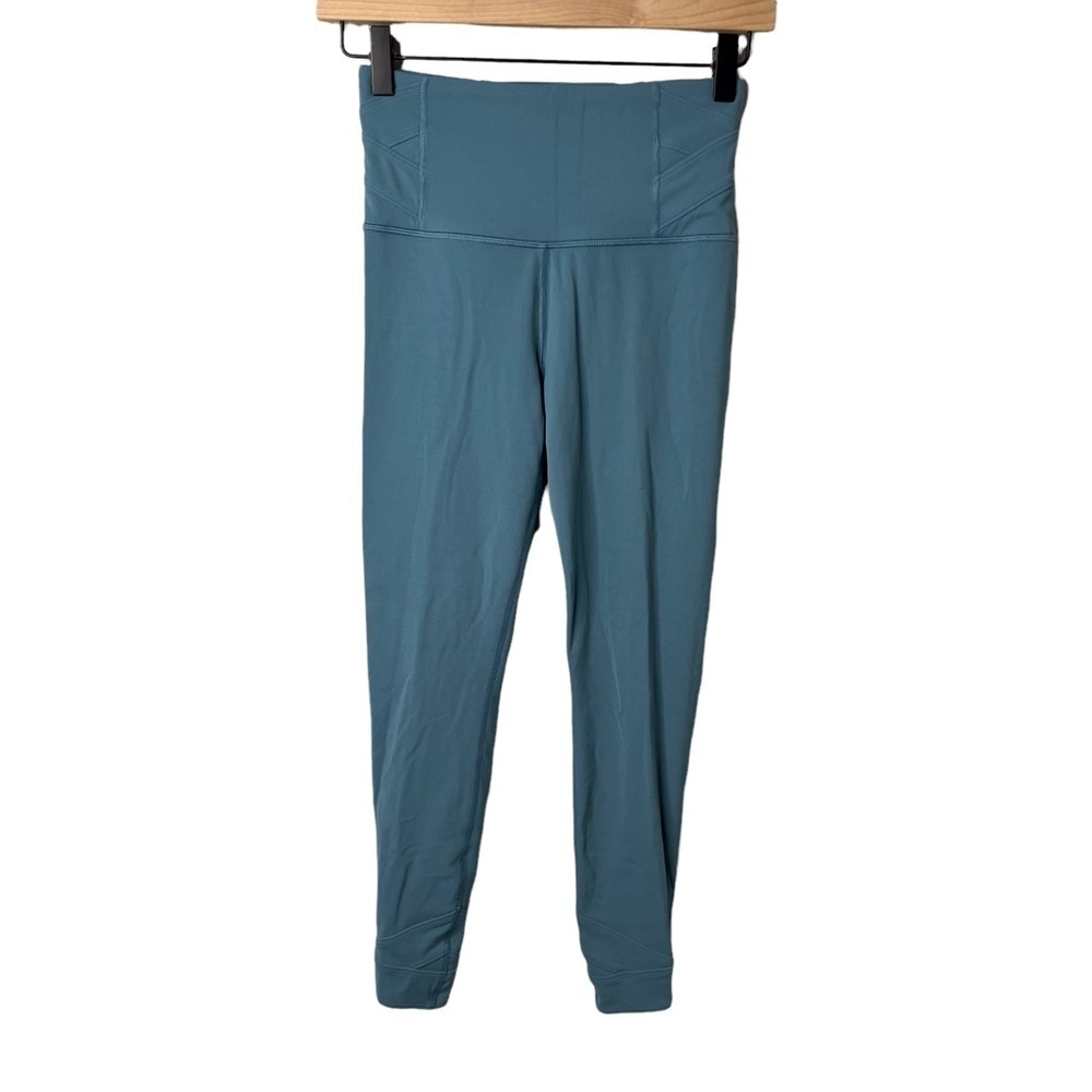 Athleta Elation Pirouette 7/8 Tight Leggings Size XS Rivera Blue Athletic - Picture 3 of 11